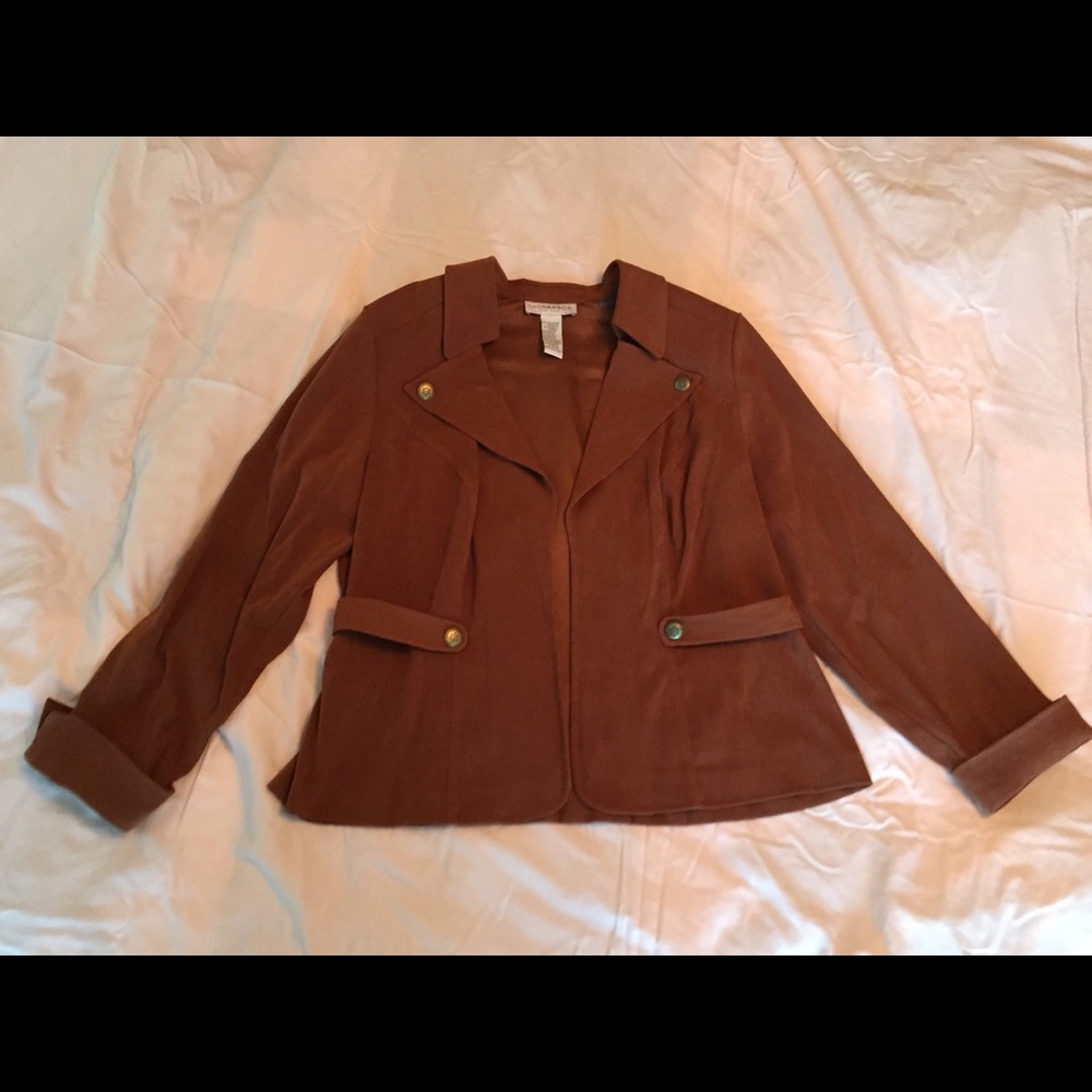 Beautiful ultra suede blazer